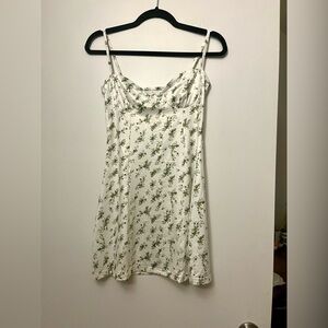 NWOT White Floral Mini Dress